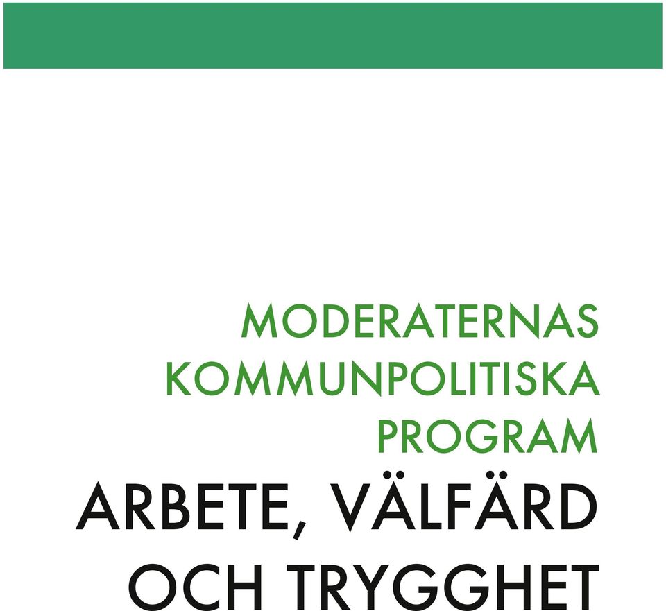 PROGRAM ARBETE,