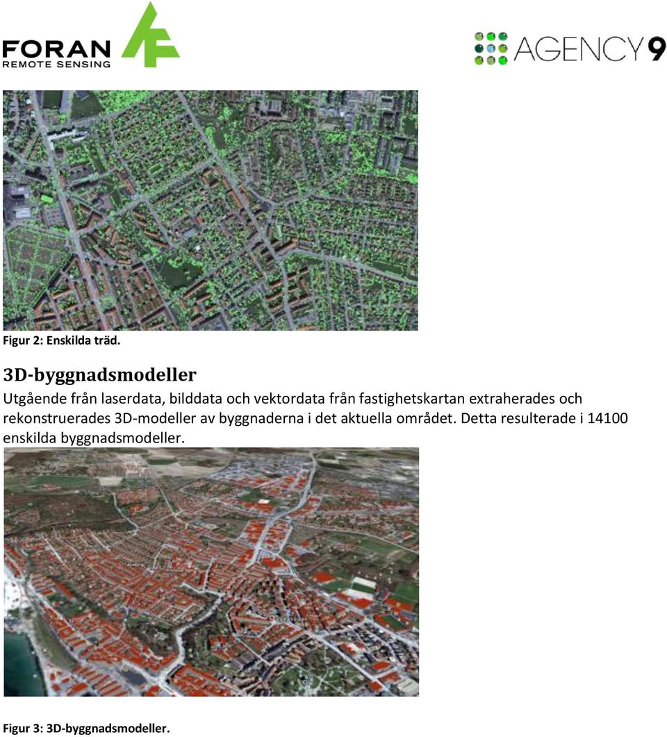 från fastighetskartan extraherades och rekonstruerades 3D-modeller av