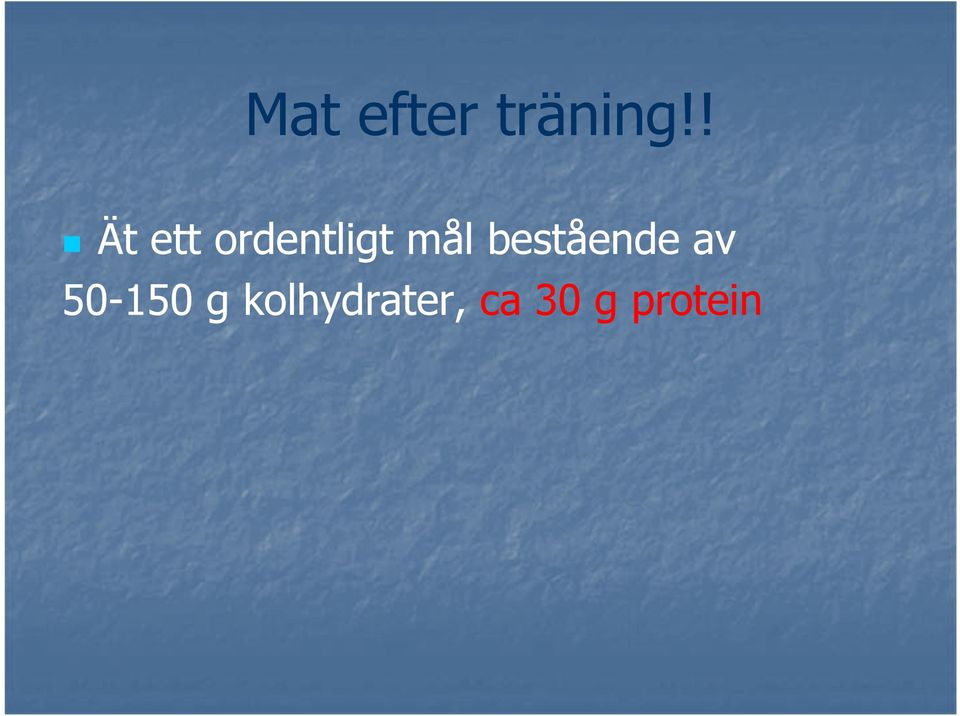 mål bestående av