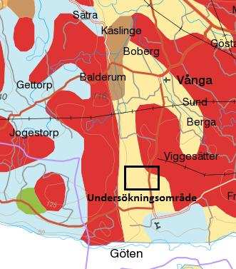 FÄLTUNDERSÖKNING Figur 16: Borrvagnen och området öster om