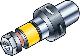 Synchrolex R gängchuck för synkroniserade gängningsoperationer Coromant Capto Tappchuckar VRKTYSSYSTM 391.62 / 391.63 Cx-391.62 Cx-391.