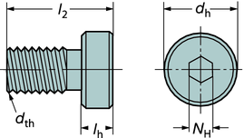 VRKTYSSYSTM Tillbehör Låsskruvar för dorn Beställningskod Dimensioner, tum d th d h 2 l h l N H 5512 065-07 3/8"-24 7/8 1-1/16 3/8 1/4 5512 065-02 3/8"-24 5/8 1-1/4 13/64 3/16 5512 065-08 1/2"-20
