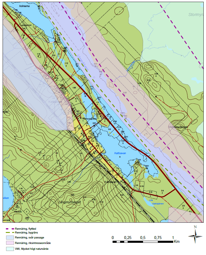3. Förutsättningar, konsekvenser och åtgärder 3.1. Riksintressen, Natura 2000 och skyddade områden Förutsättningar Väg E12 utgör riksintresse för kommunikationer enligt Miljöbalkens 3 kap 8.