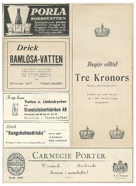 Karl Ewerts nyårsrevy, 1927 4. Lisebergs program, 1931 5.