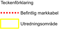 skulle innebära att sträckningen blev betydligt längre än befintlig ledning och dels att övervägande del av kabeln skulle var lokaliserad