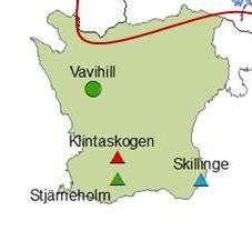 1. Skåne län Karta över lokalerna i Skåne Skåne län tillhör i sin helhet kustzonen vad gäller den zonindelning som gjorts inom Ozonmätnätet i södra Sverige.