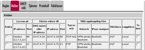 Chapter 4. VPN-uppkopplingar steg för steg Den externa IP (eller DMZ intervall) av brandväggen är ett nätverk iipsec-nätverk tabellen.