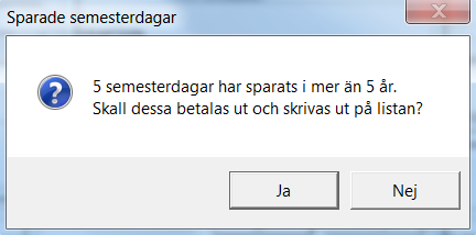 Kontrollera och godkänn varje person När du har kontrollerat listan och godkänt den är det dags för semesterberäkningen.