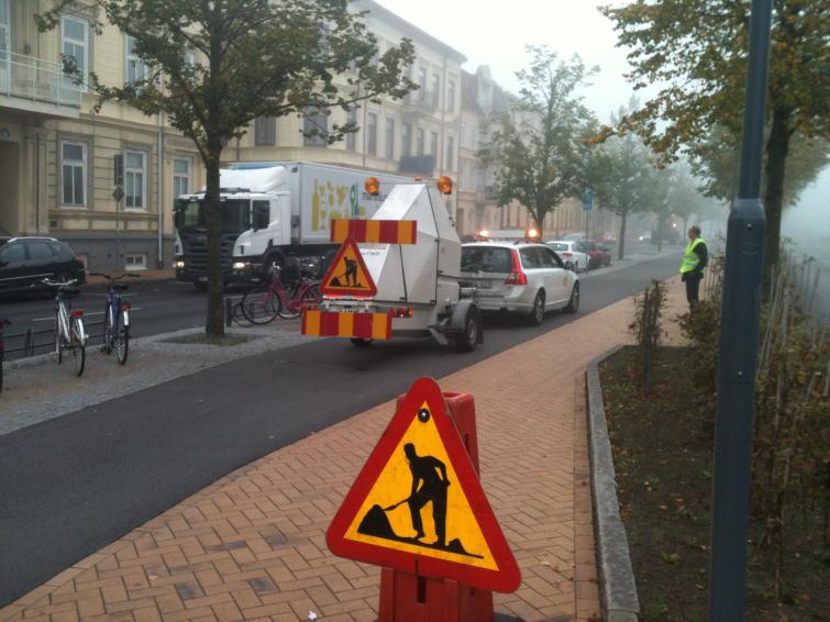 Fältmätning Kristianstad Skelettjord