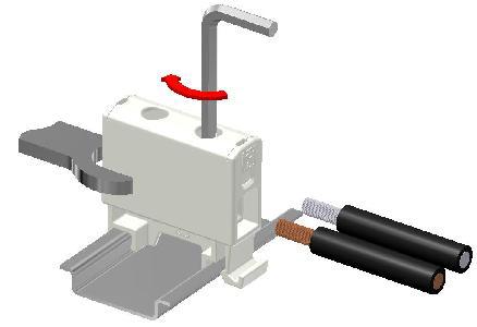 1,5-50 mm² Al/Cu Märkspänning:1000V Märkström Cu: 160A Märkström Al: 145A 1,5 Nm (1,5-2,5 mm²) 5 Nm (4-10 mm²) 12 Nm (16-50 mm²) Art.: ET21050 E.nr: 26 753 63 Blå Art.: ET21050B E.