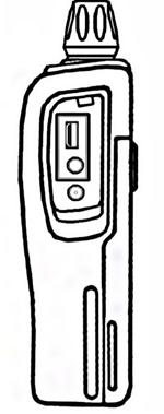 RADIO OVERVIEW FREETALK mini 2 1 3 4 5 6 7 8 9 10 11 12 13 1. On-Off / Volume knob Turn the control knob clockwise to turn the radio on. 2. Antenna 3. LED indicator 4. Speaker 5. Microphone 6.