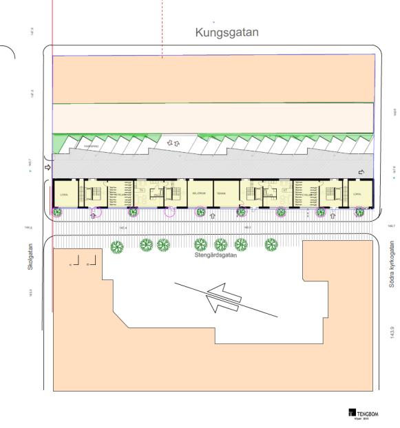 1 Bakgrund Sida 4 (12) I centrala Borås planeras ett nytt bostadskvarter, kv. Hugin. Structor Akustik har fått i uppdrag att utreda buller från vägtrafik för planområdet.