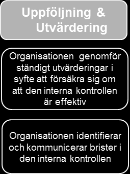 kontrollfrågor och framförallt tillse att arbetet involverar fler på förvaltningen.