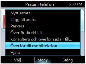 Att flytta samtal till en kö 1. Från Inkommandevyn, välj Flytta till Kö.