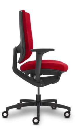 SPIRIT MANAGER - med armstöd BESKRIVNING Design Baldanzi & Novelli Avancerad dynamisk synkronmekanism, låsbar i 11 lägen, justerbart gungmotstånd med antichock system Höjdjustering av sits 42-52 cm