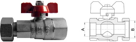 Tillbehör Gängad anslutning med kopplingsring och packning * Artikel Anslutning A Anslutning B Kompatibel med VSR-1/2 G¾ R½ q p 0,6/1,5 m 3 /h VSR-3/4 G1 R¾ q p 2,5/3,5 m 3 /h VSR-1 G1¼ R1 q p