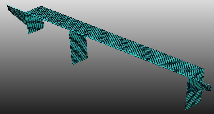 Figur 19 visar den meshade modellen. Figur 19: Beräkningsmodellens elementuppdelning 6.1.8 Job module I job module analyseras modellen som skapats.