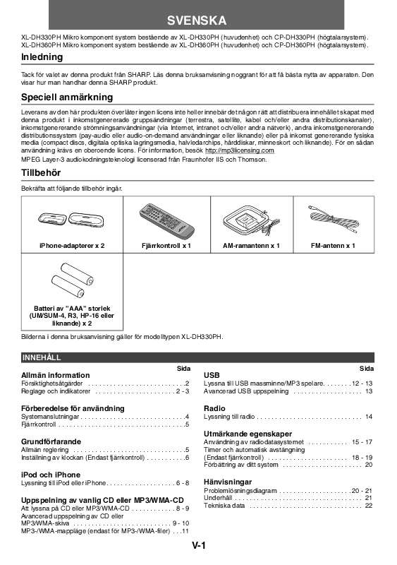 Du hittar svar på alla dina frågor i instruktionsbok (information, specifikationer,