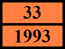 Varningsetiketter (ADR) : 3 14