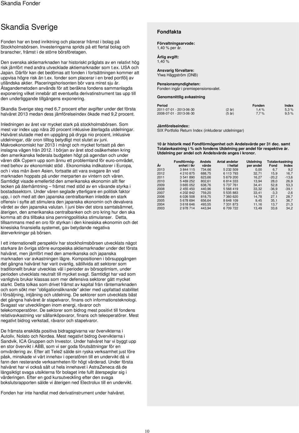 Därför kan det bedömas att fonden i fortsättningen kommer att uppvisa högre risk än t.ex. fonder som placerar i en bred portfölj av utländska aktier. Placeringshorisonten bör vara minst sju år.