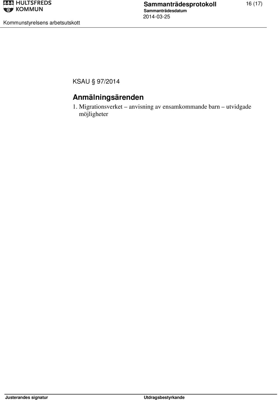 Migrationsverket anvisning av