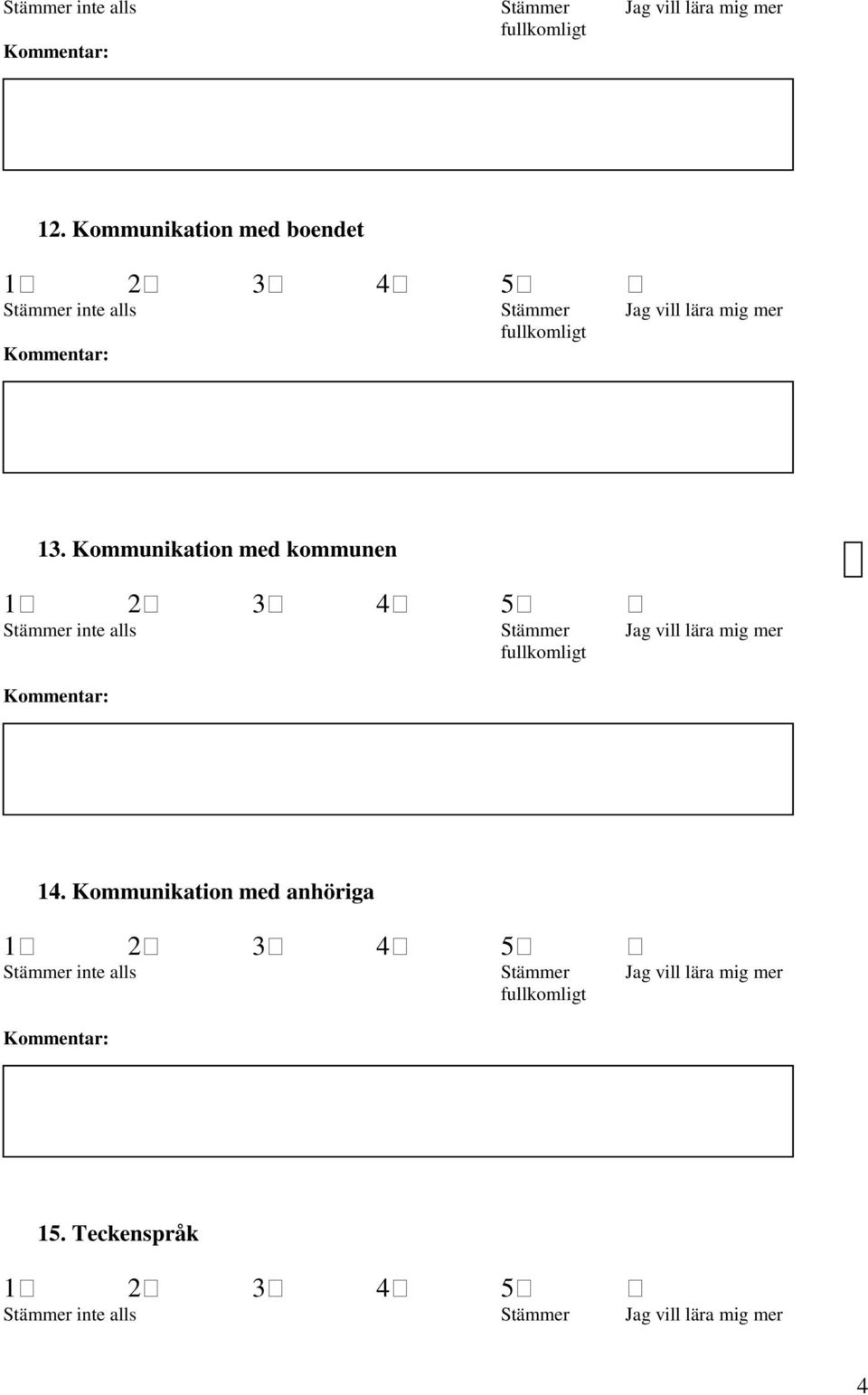 Kommunikation med kommunen