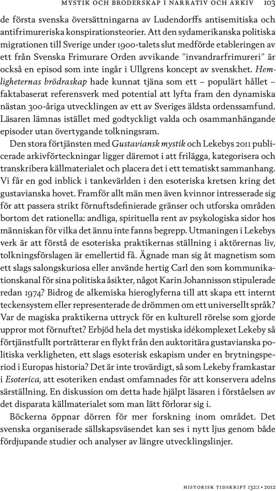 ingår i Ullgrens koncept av svenskhet.