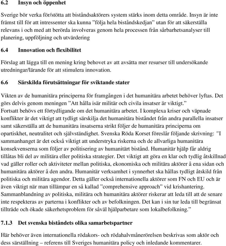 planering, uppföljning och utvärdering 6.