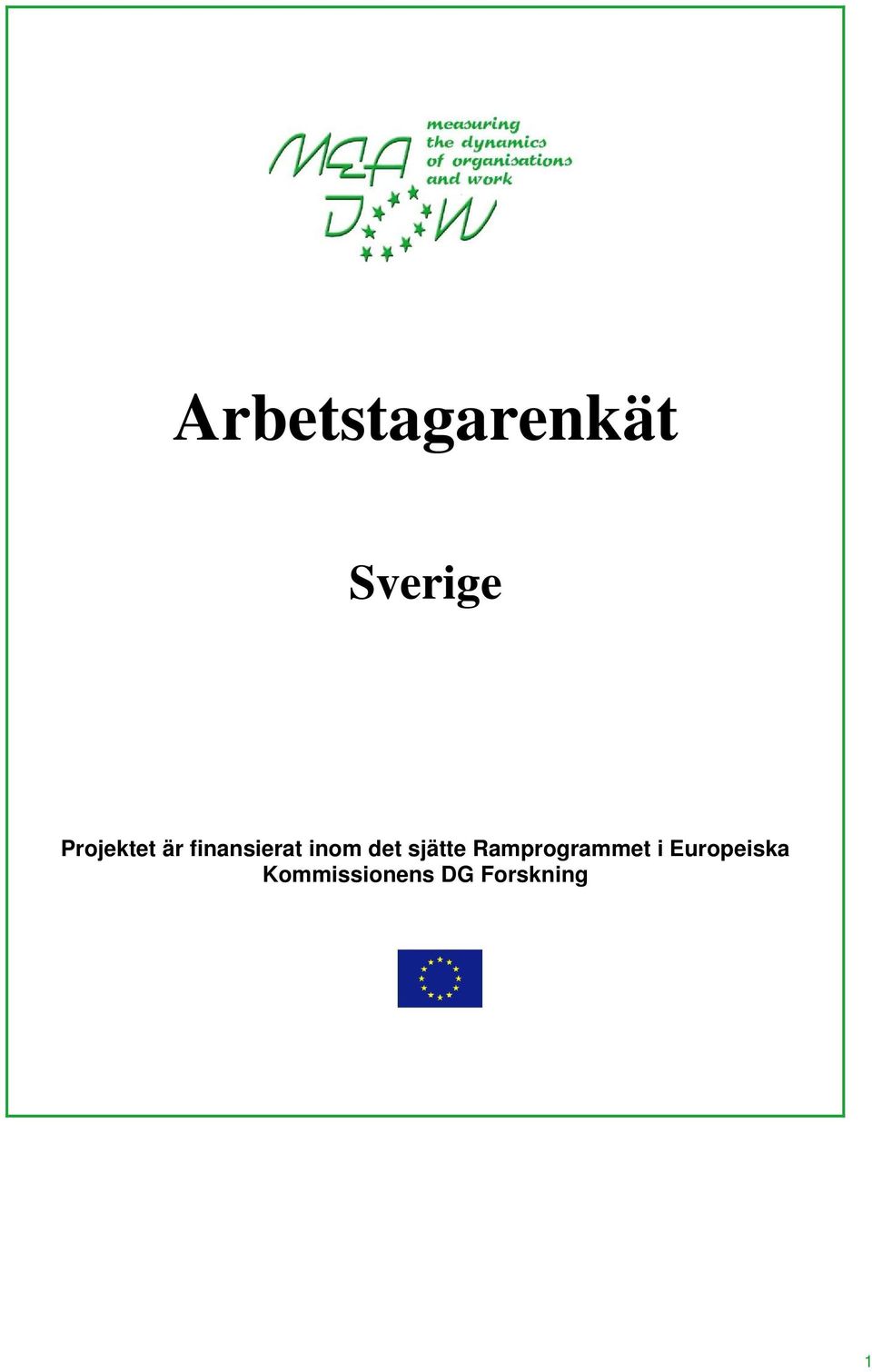 det sjätte Ramprogrammet i