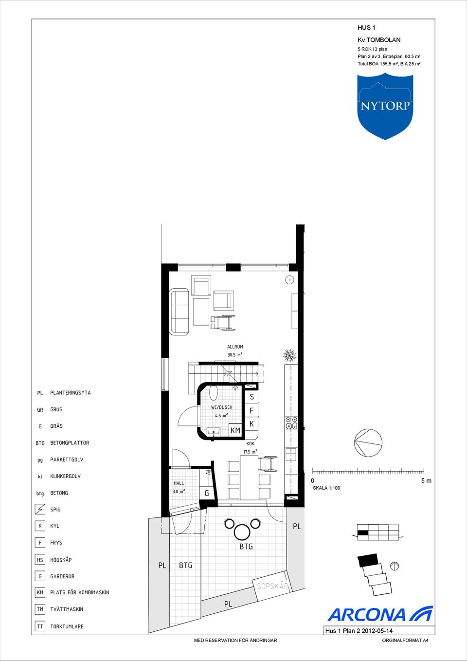 5 m² LINEROLV BETON 3.