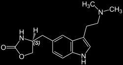 25.) Substanser med nedan givna molekylformler används för indikationen migrän.