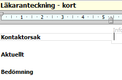 Diktering, EKG och Paraplyportalen För att diktera: Välj menyvalet Innehåll, Integrerade program och länkar, Diktering patient eller kortkommandot Alt+i+i+d Här finns även Paraplyportalen där bl a