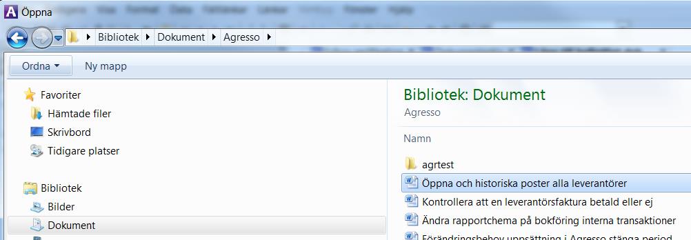 bifogas, dubbelklicka eller