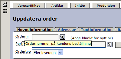 Senast uppdaterat: 2011-07-02 Introduktion till Exder Sida 10 av 61 När ett fält är markerat med ett blått streck innebär det att fältet är obligatoriskt.