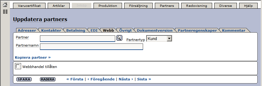 Senast uppdaterat: 2011-07-02 Introduktion till Exder Sida 32 av 61 Varna om kunds ordernummer finns; nyare än: Ni kommer att få en varning om er kunds ordernummer redan finns i Exder och är nyare än