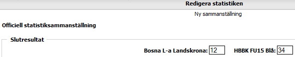 2.2 Matcher Klicka på menyn Matcher: 2.