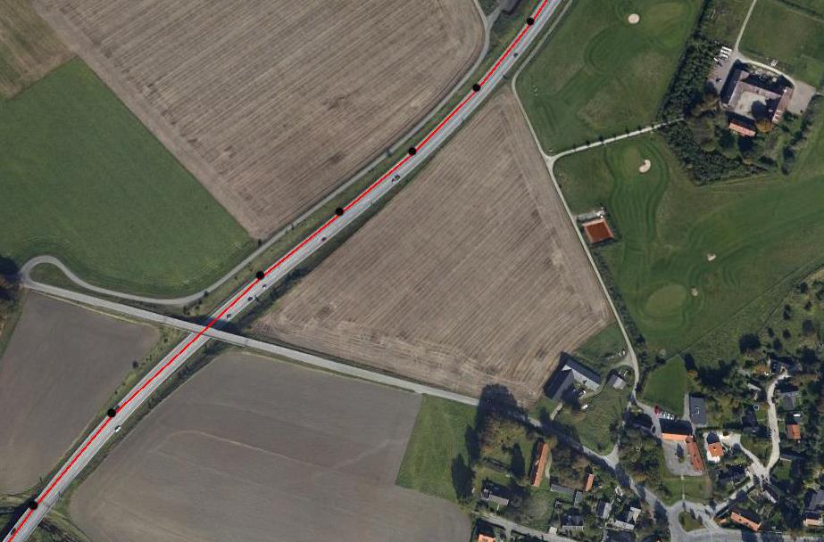 Vid tillfällen försvann mottagningen från satelliterna helt, till exempel då mottagaren passerade under en bro. Då sparades inte mätvärden förrän positionsbestämning hade upprättats igen.