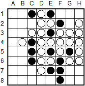 spelade också mycket bra, men mötte en för bra spelare. Andra finalpartiet blev minst lika spännande. VM 2010, final 2/3 Svart: Yusuke Takanashi Vit: Michele Borassi 1.C4 2.E3 3.F6 4.E6 5.F5 6.C5 7.