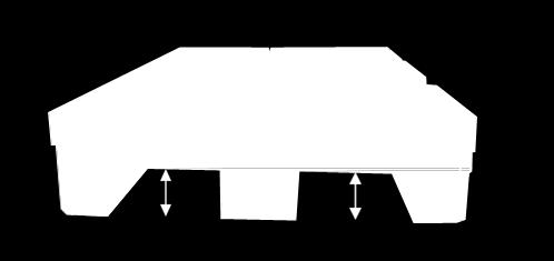 Figurtext: Exempel på täckta palltunnlar. Figurtext: Plast får ej förekomma i markerade områden.