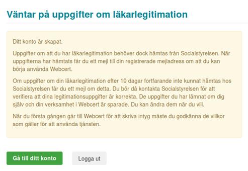 6. Fyll i alla obligatoriska uppgifter och klicka på Fortsätt Registreringen består av tre steg, och du måste fylla i alla obligatoriska uppgifter i varje steg för att kunna gå vidare till nästa steg.