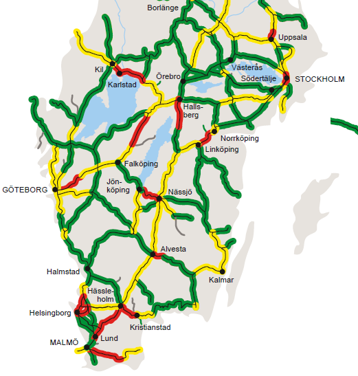 4 Jämförelse punktlighet Skånetrafiken, SL och Västrafik 2013-2014.