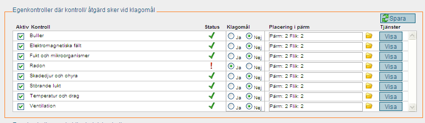 LAGRA DOKUMENT I SYSTEMET, TILLKOMMANDE KOSTNAD Det går att lagra dokument dels under respektive