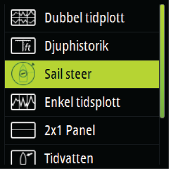 Direkt genom att välja en sida Bläddra mellan sidor Information om automatisk bläddring finns i "Automatisk bläddring av sidor" på sida 15.