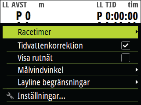 Laylines-sidan Ú Notera: Laylines-sidan är endast tillgänglig om en H5000- processor