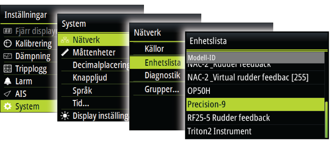 Sätt i USB-enheten i Triton²-enheten och starta om Triton²enheten. - Uppgraderingen startar automatiskt uppgraderingsproceduren för alla enheter. 3.