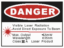 Laserdiodens uteffekt måste regleras.