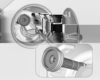 Skruva av skyddslocket från påfyllningsröret. Skruva fast den adapter som krävs för hand på påfyllningshalsen. ACME-adapter: Skruva fast påfyllningsmunstyckets mutter på adaptern.