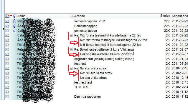 UTBILDNINGSMATERIAL 11(16) mottagna brev kommer att vara stämplade som skapade, skickade och levererade från spamguarden vid en och samma tidpunkt, den tidpunkt då det skickades vidare från spamguard