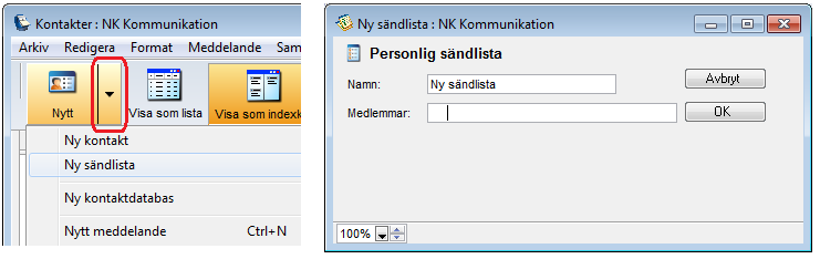 UTBILDNINGSMATERIAL 13(16) När du sedan adresserar ett e-postbrev till Paulina nästa gång så skriver du bara Paulina Kurtsdotter (eller t.ex. Pa Kurt enligt tidigare beskrivning) i fältet Till.