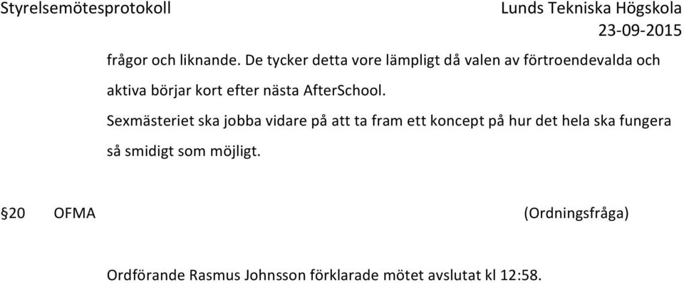efter nästa AfterSchool.